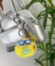サマバケ麦わらモンスターぬいぐるみキーホルダー/イエロー
