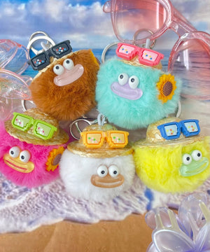 サマバケ麦わらモンスターぬいぐるみキーホルダー