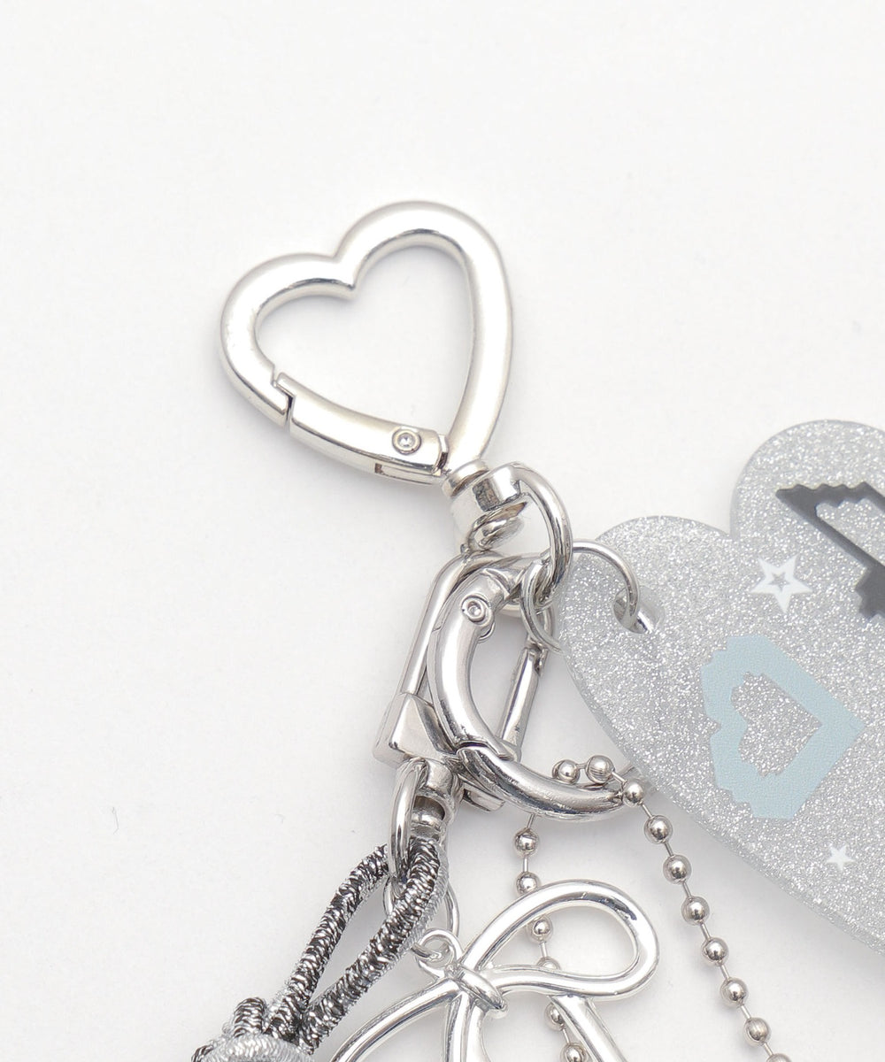 デニムモチーフセットキーホルダー