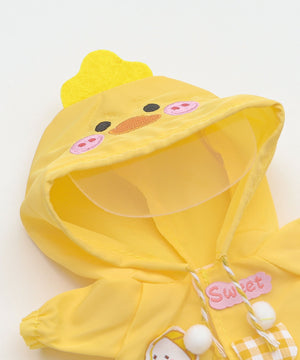 ぬいひよこレインコート15cm