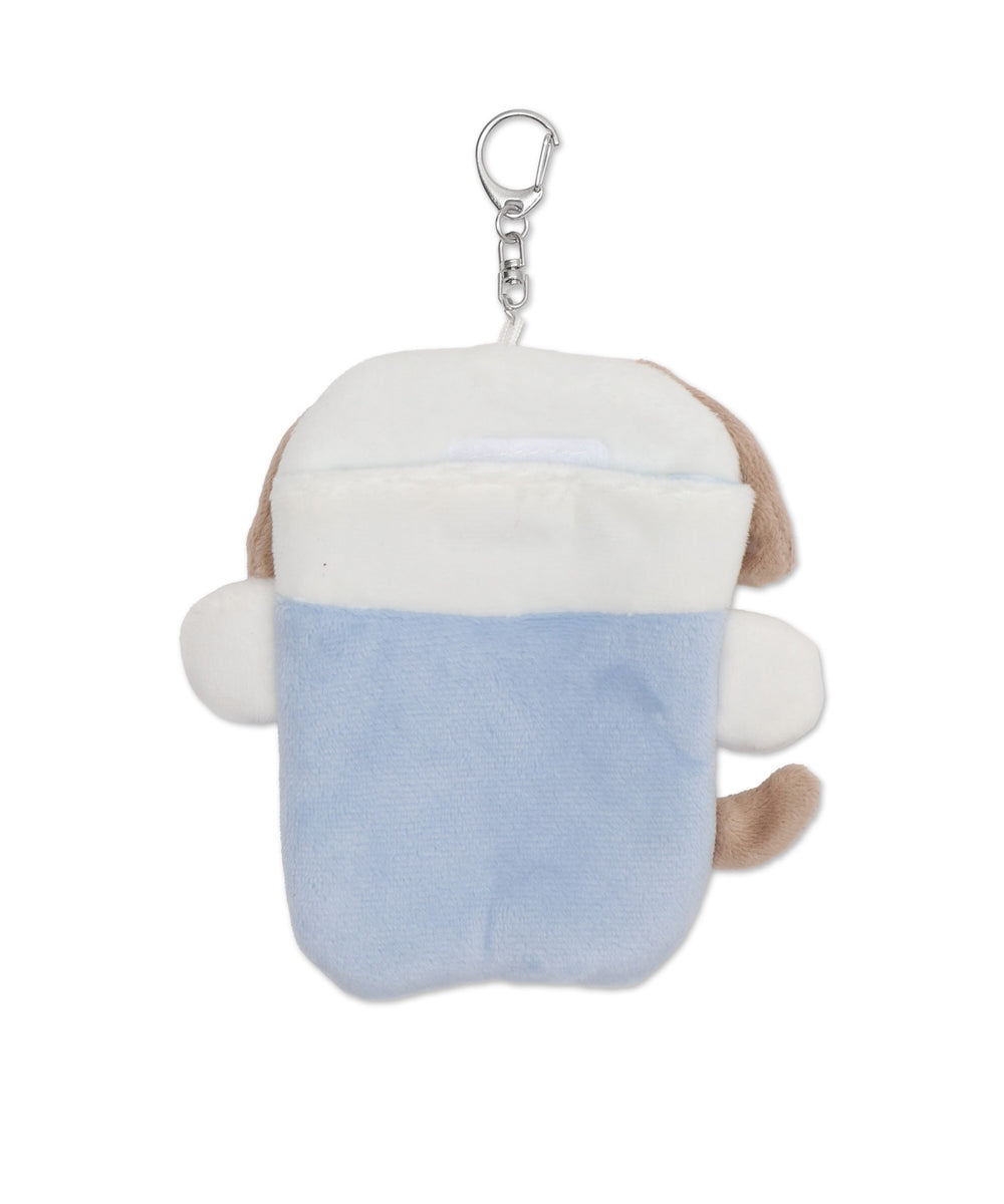 アニマルサングラスカードホルダーキーホルダー