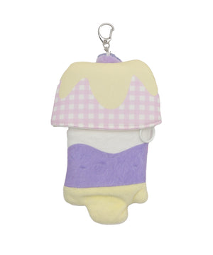 スイーツアニマルカードホルダーリールキーホルダー