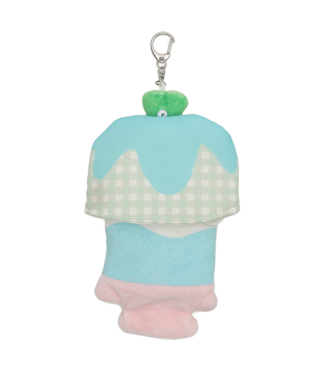 スイーツアニマルカードホルダーリールキーホルダー