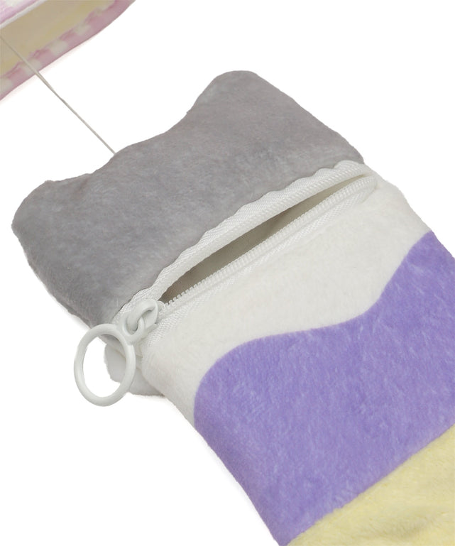 スイーツアニマルカードホルダーリールキーホルダー