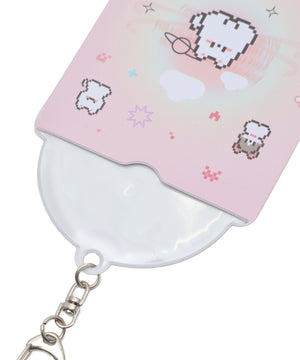 ドットアニマルカードホルダーキーホルダー