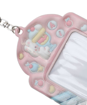 ぷっくりアニマルカードホルダーキーホルダー