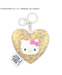 ハローキティ　ハートクッションキーホルダー