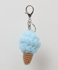 もこもこソフトクリームぬいぐるみキーホルダー