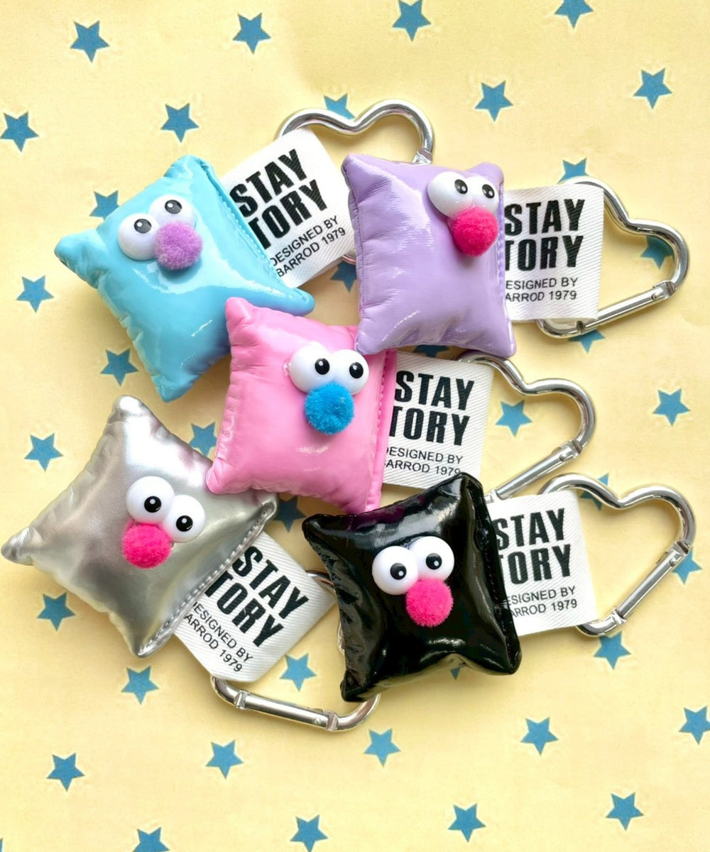 スクエアモンスターキーホルダー