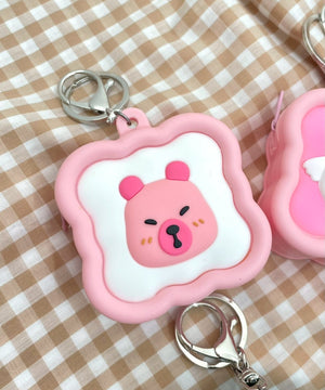 スクエアアニマルミニポーチ