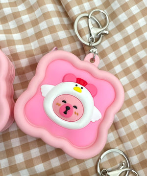 スクエアアニマルミニポーチ