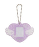 ハートエンジェルIDフォトケースキーホルダー/パープル