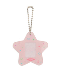 カラフルスターIDフォトケースキーホルダー