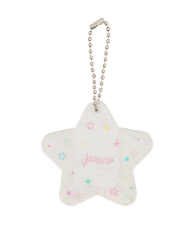 カラフルスターIDフォトケースキーホルダー