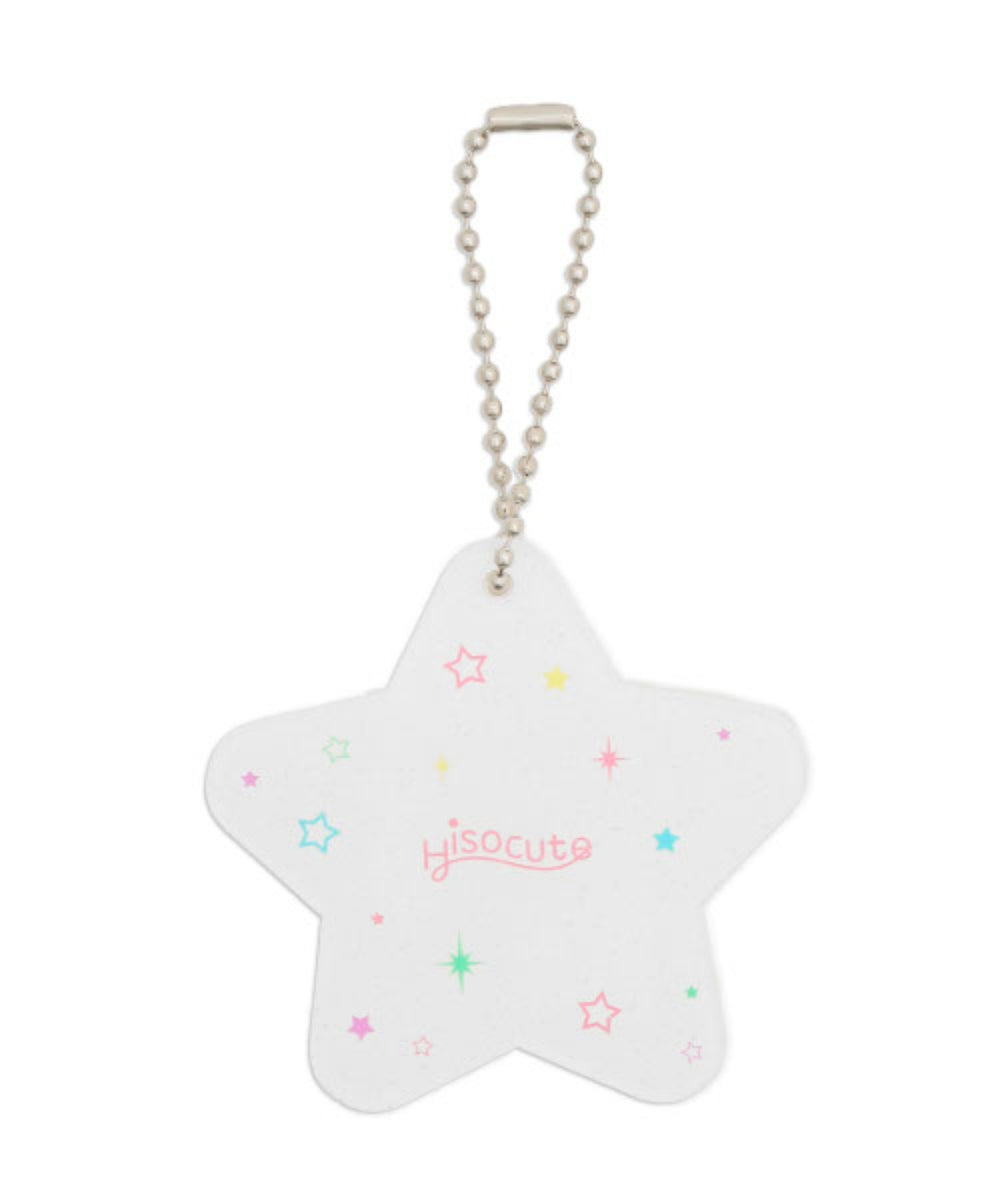 カラフルスターIDフォトケースキーホルダー