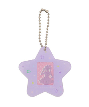 カラフルスターIDフォトケースキーホルダー