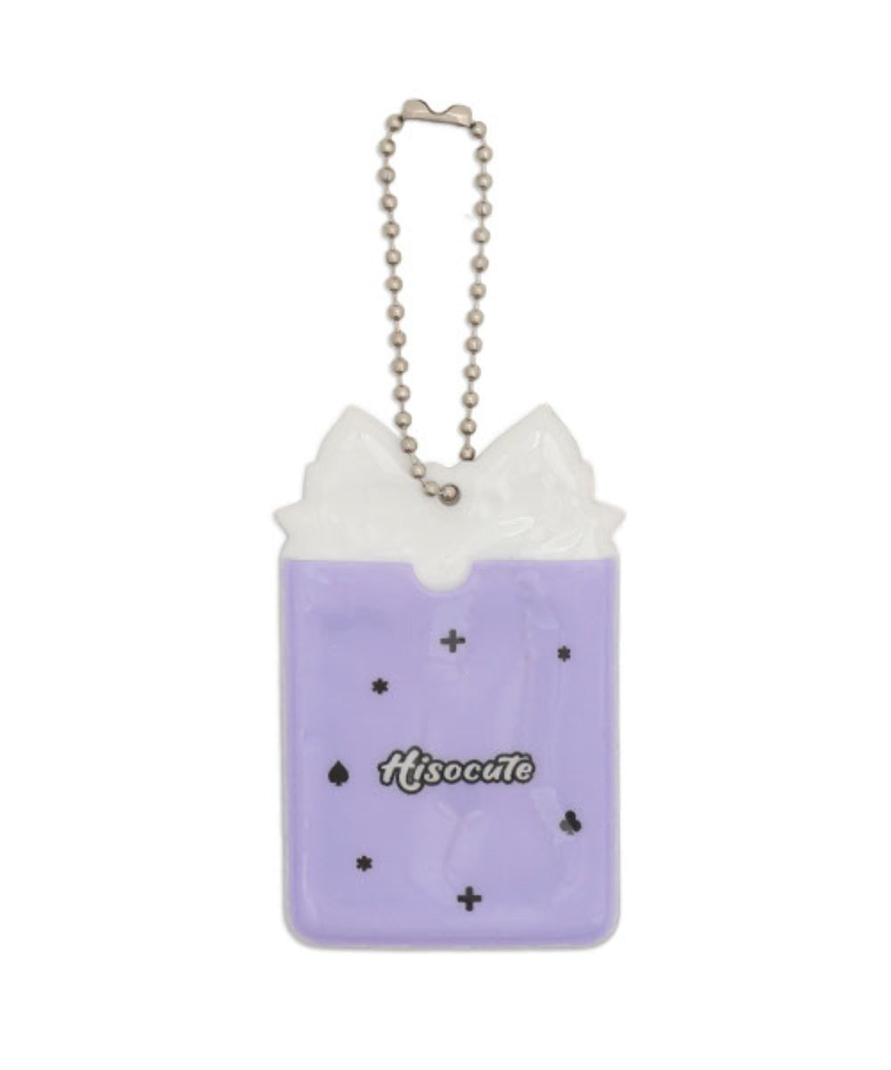 ぷっくりリボンIDフォトケースキーホルダー