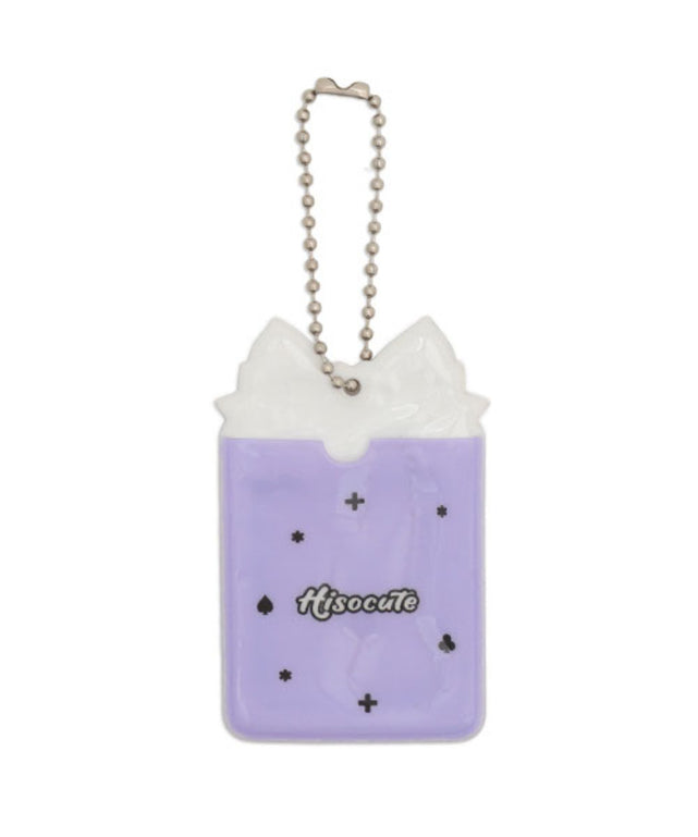 ぷっくりリボンIDフォトケースキーホルダー