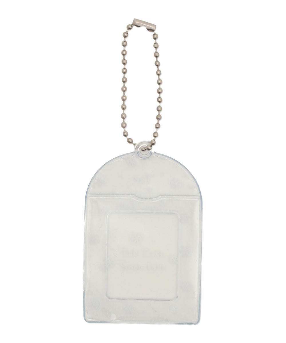 ラメクリアIDフォトケースキーホルダー