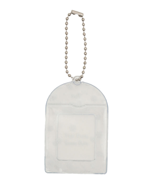 ラメクリアIDフォトケースキーホルダー