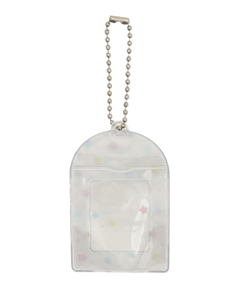 ラメクリアIDフォトケースキーホルダー