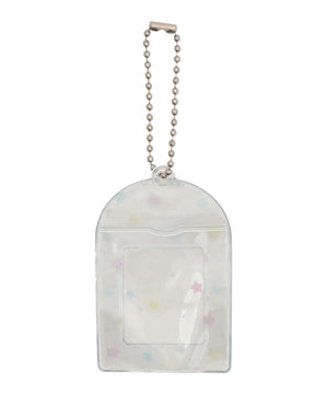 ラメクリアIDフォトケースキーホルダー