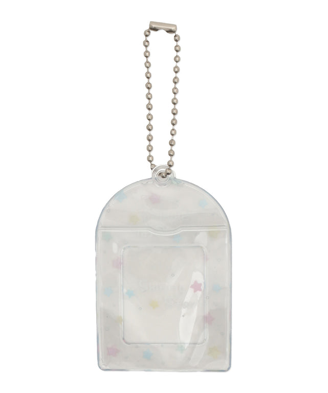 ラメクリアIDフォトケースキーホルダー