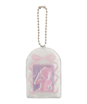 ラメクリアIDフォトケースキーホルダー