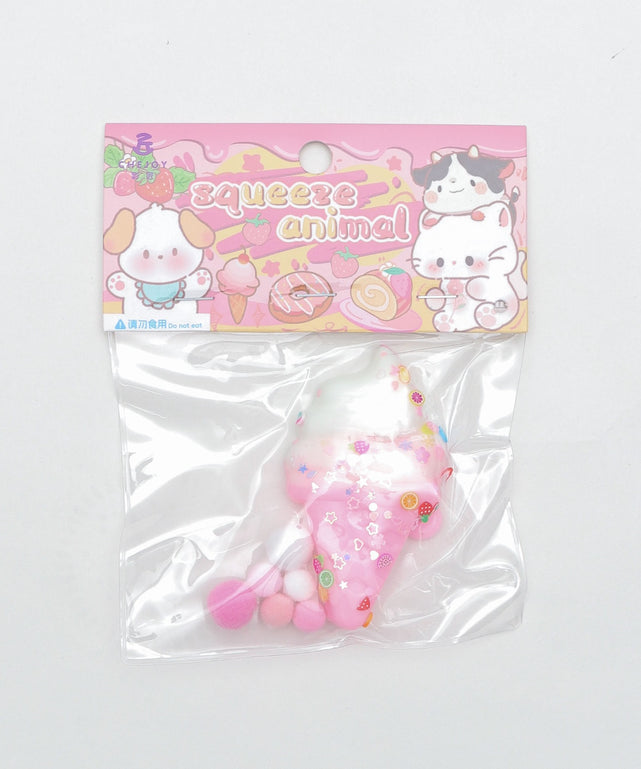 ソフトクリームスクイーズ/ピンク