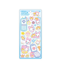 柄2：フワフワらびちゃん／ブルー / F