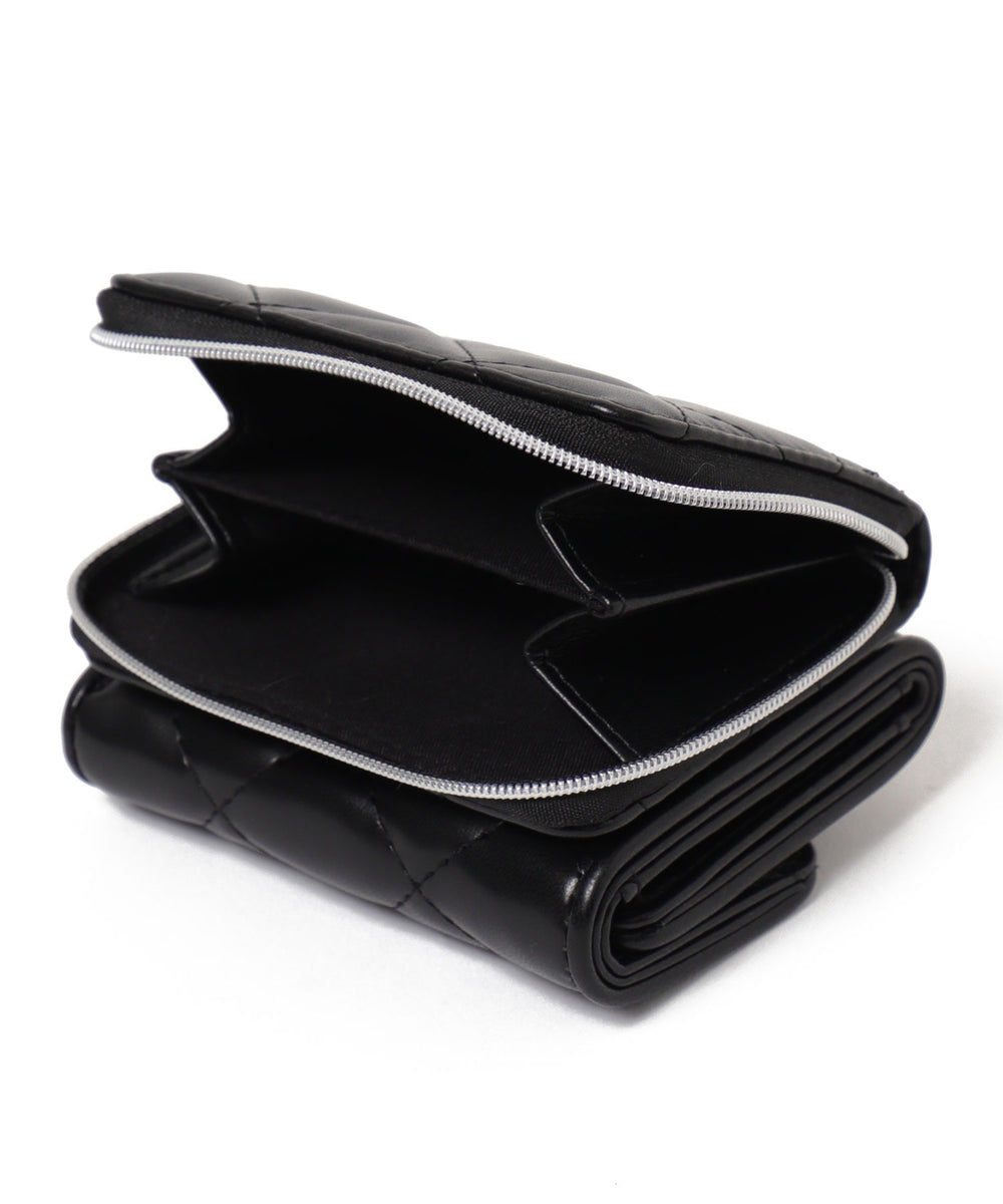 メタルロゴキルティングウォレット