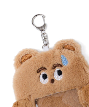 ふわふわぬいカードホルダーキーホルダーA