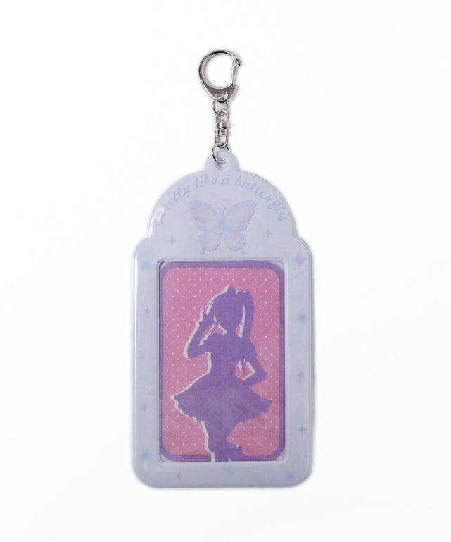 バタフライカードホルダーキーホルダー