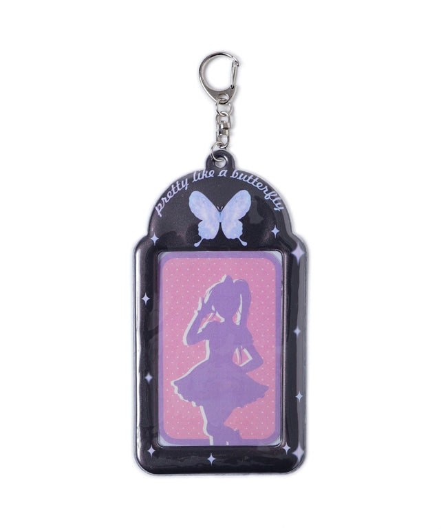 バタフライカードホルダーキーホルダー