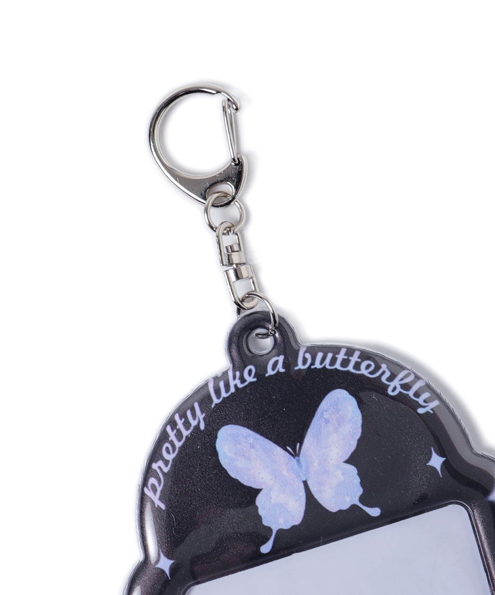 バタフライカードホルダーキーホルダー