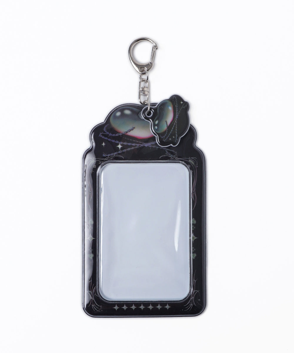 ハートグラデーションカードホルダーキーホルダー