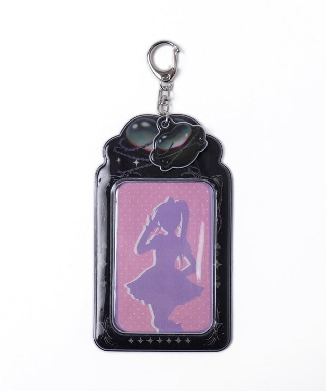 ハートグラデーションカードホルダーキーホルダー