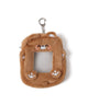アニマルカードホルダーポーチキーホルダー/ブラウン
