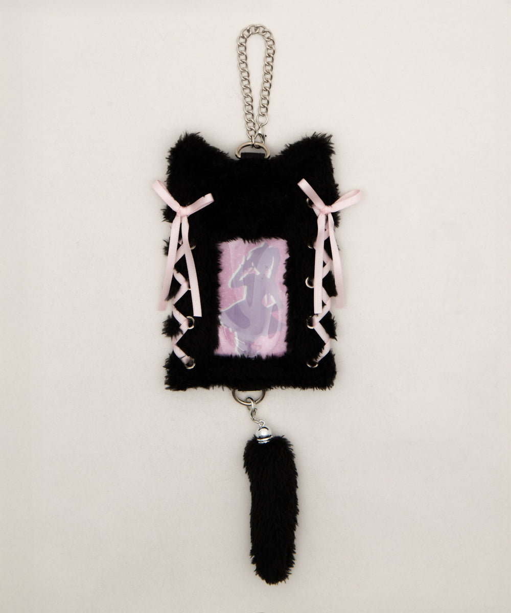 なりきりネコカードホルダーキーホルダー