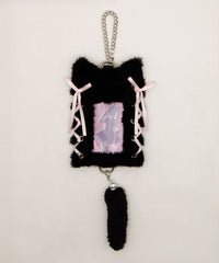 なりきりネコカードホルダーキーホルダー