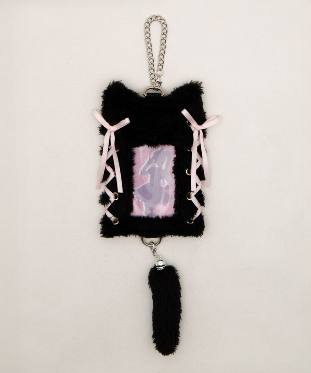 なりきりネコカードホルダーキーホルダー