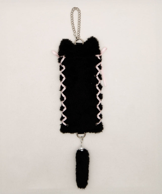 なりきりネコロングフォトケースキーホルダ－