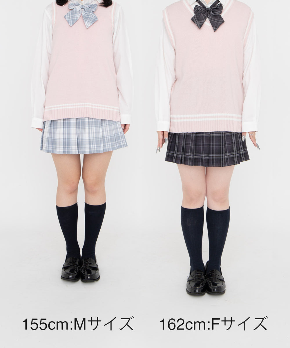 ラインニットベスト