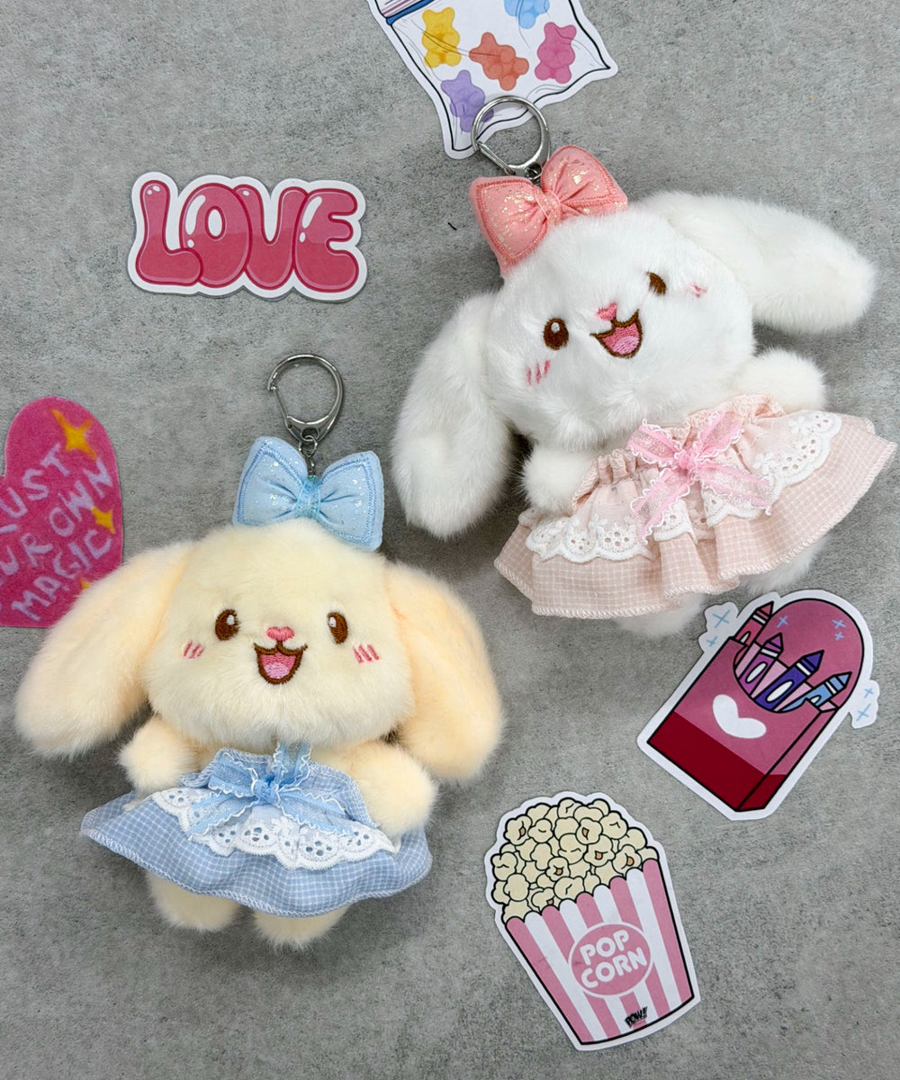 リボンうさぴょんぬいぐるみキーホルダー
