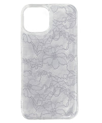 レースiphoneケース(グレー)