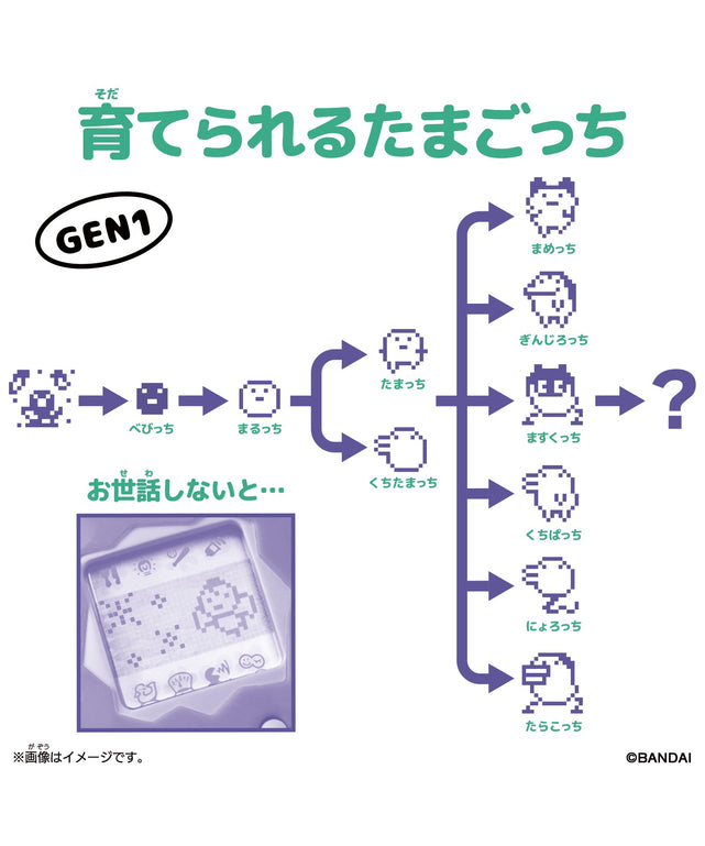 Original Tamagotchi 初代ほわいと