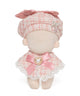 ぬいリボンツイードケープ12cm/Lピンク