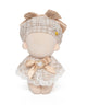 ぬいリボンツイードケープ12cm/ベージュ