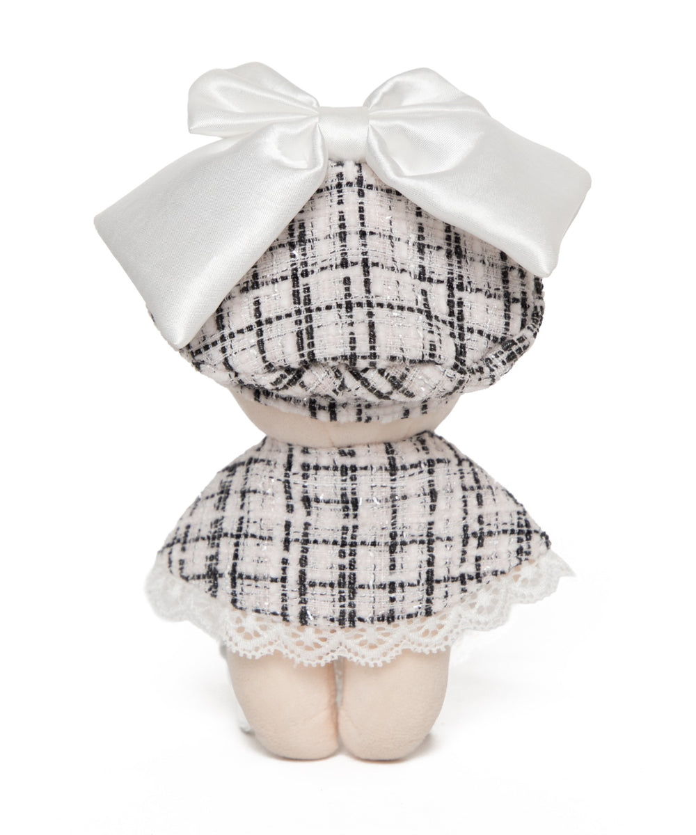 ぬいリボンツイードケープ12cm