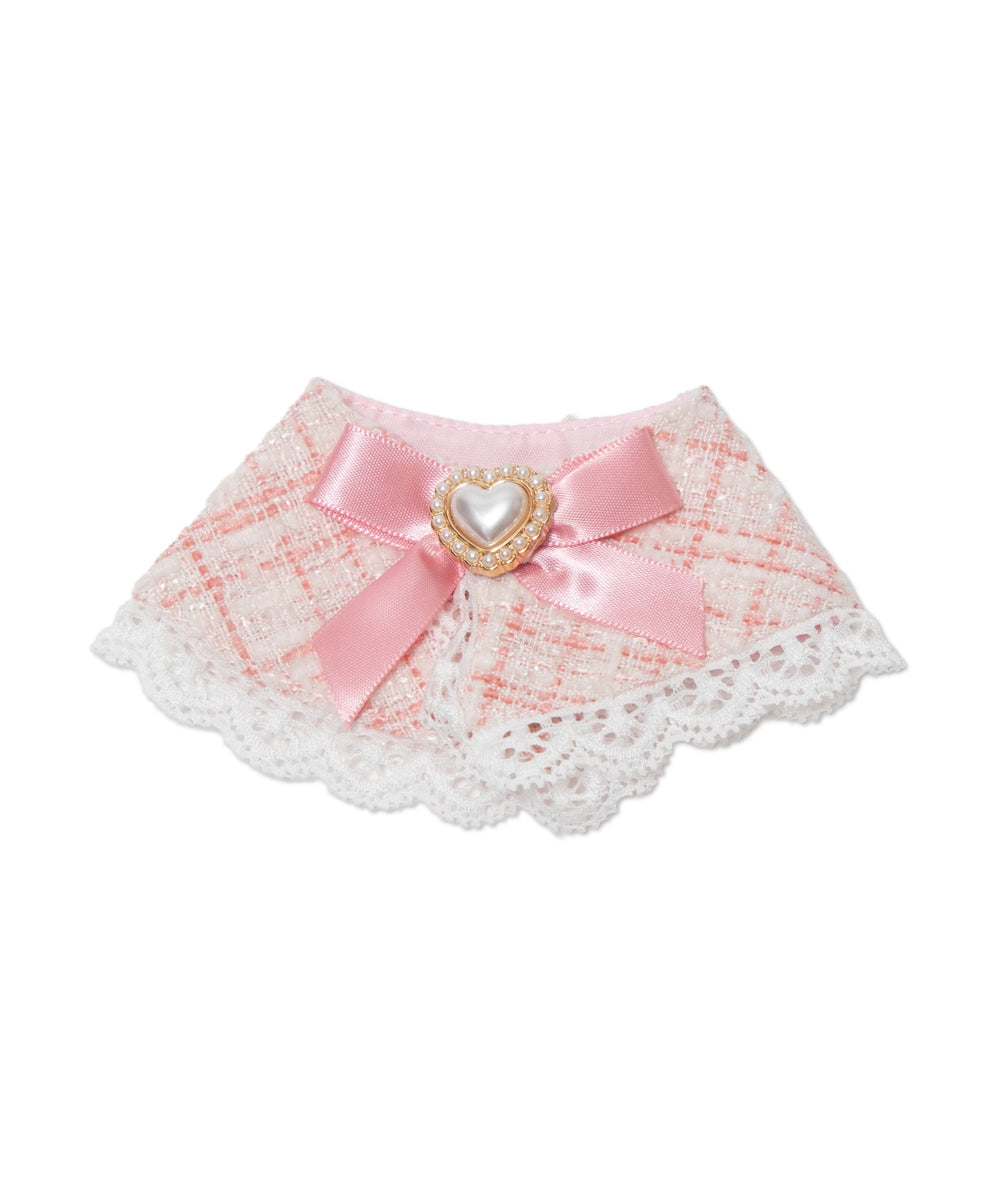 ぬいリボンツイードケープ12cm